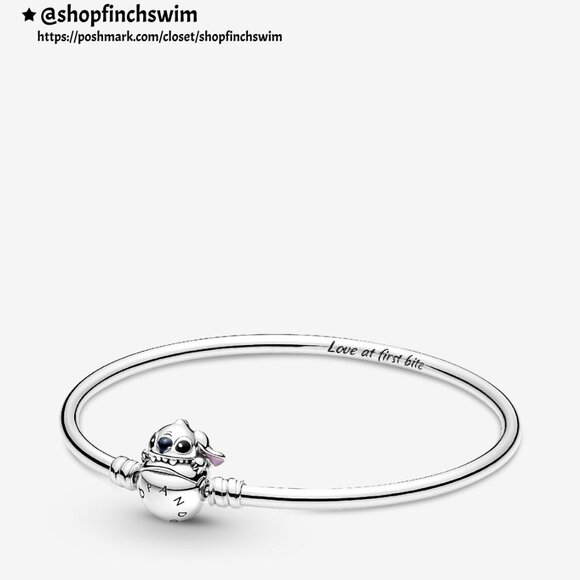 Pandora Disney's Lilo and Stitch Charm and Bangle Set - Picture 3 of 4